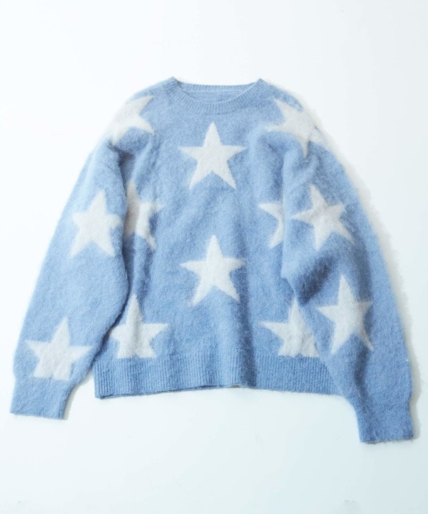 STAR★ SHAGGY PULLOVER KNIT 詳細画像 7
