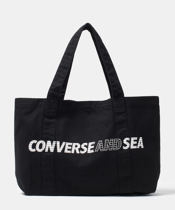 【CONVERSE TOKYO×WIND AND SEA】コラボトートバッグ 詳細画像 ブラック 1