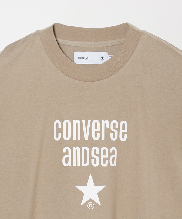 【CONVERSE TOKYO×WIND AND SEA】フロントロゴS/S Tシャツ 詳細画像 3