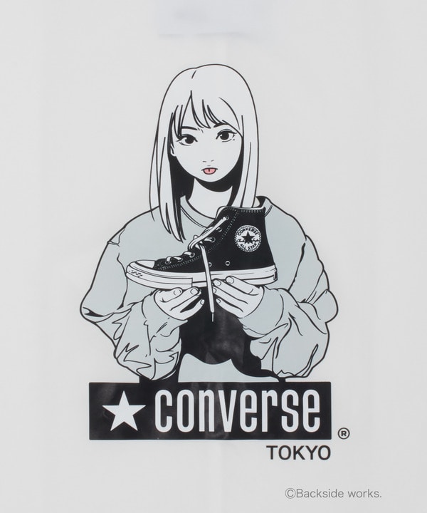 【CONVERSE TOKYO×Backside works.】「履かないの？」パッカブルエコバッグ 詳細画像 4