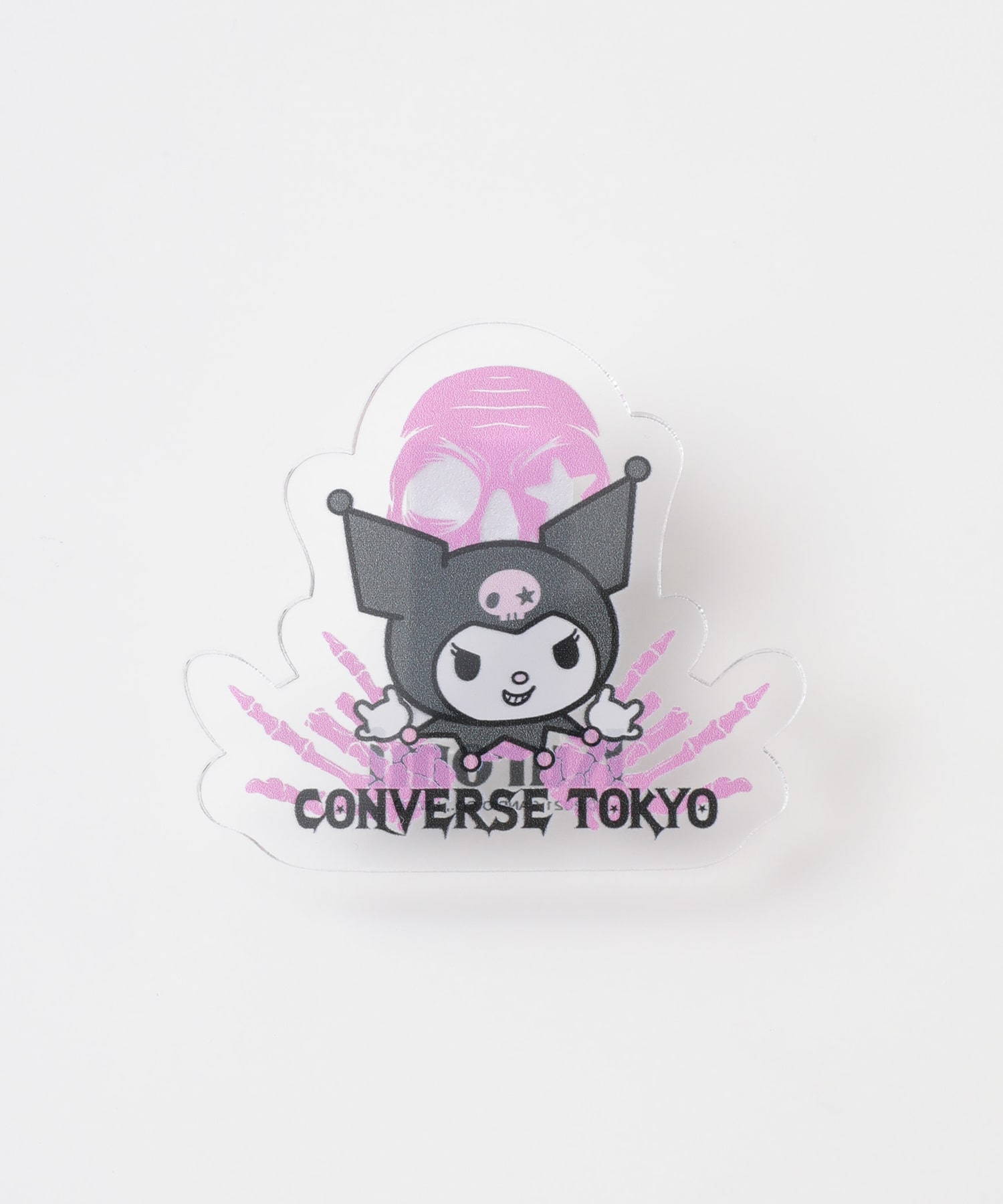 【CONVERSE TOKYO×クロミ】コラボクリップ（ドクロ）