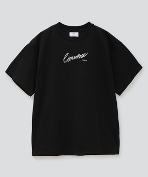 ロゴ刺繍Tシャツ