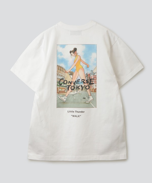 【CONVERSE TOKYO×リトルサンダー】コラボTシャツ 詳細画像 ホワイト 1