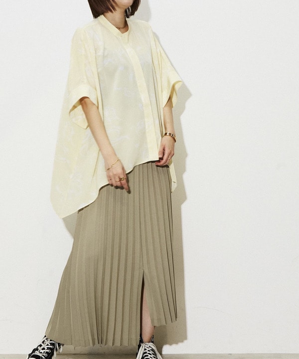 STAR  ASYMMETRY SHEER BLOUSE 詳細画像 2