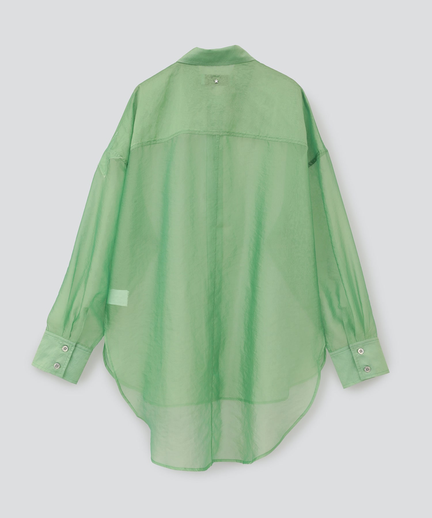 Soft Organdy Sheer Shirt \u0026 Pant (BLACK)