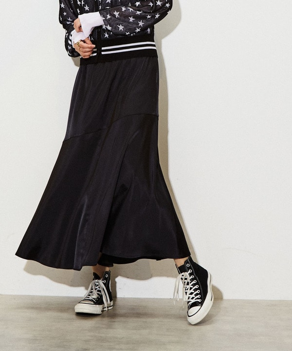 MERMAID LINE SATIN SKIRT 詳細画像 10