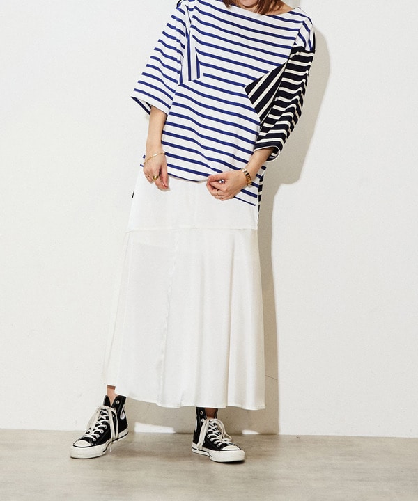 MERMAID LINE SATIN SKIRT 詳細画像 3
