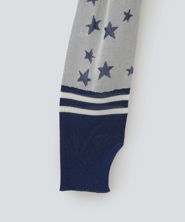 星★総柄シアーカーディガン 詳細画像 18