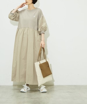 VOLUME SLEEVE DRESS