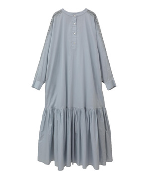 【STAR★LACE】STAND-COLLAR DRESS