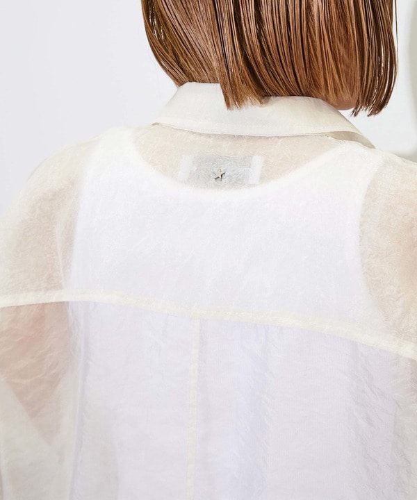 【ONLINE STORE LIMITED】ORGANDY SHEER SHIRT 詳細画像 10