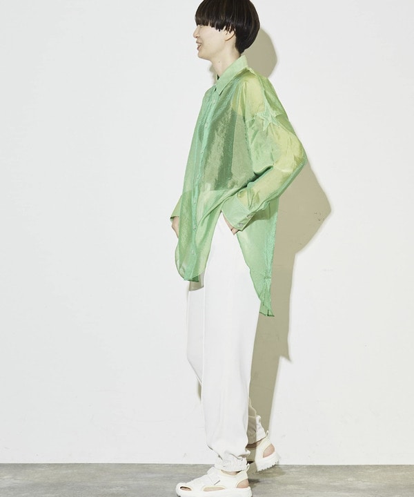 【ONLINE STORE LIMITED】ORGANDY SHEER SHIRT 詳細画像 12