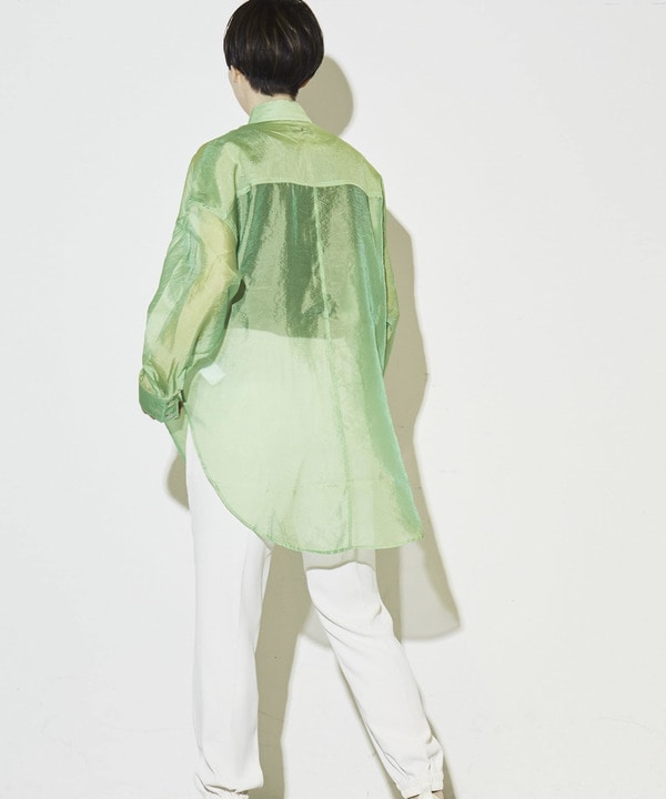 【ONLINE STORE LIMITED】ORGANDY SHEER SHIRT 詳細画像 14