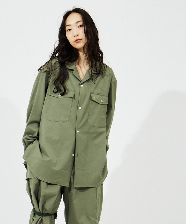 MILITARY OVERSIZE SHIRT 詳細画像 3