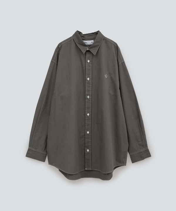 COLOR SCHEME STITCH ★PATCH SHIRT 詳細画像 ライトグレー 1