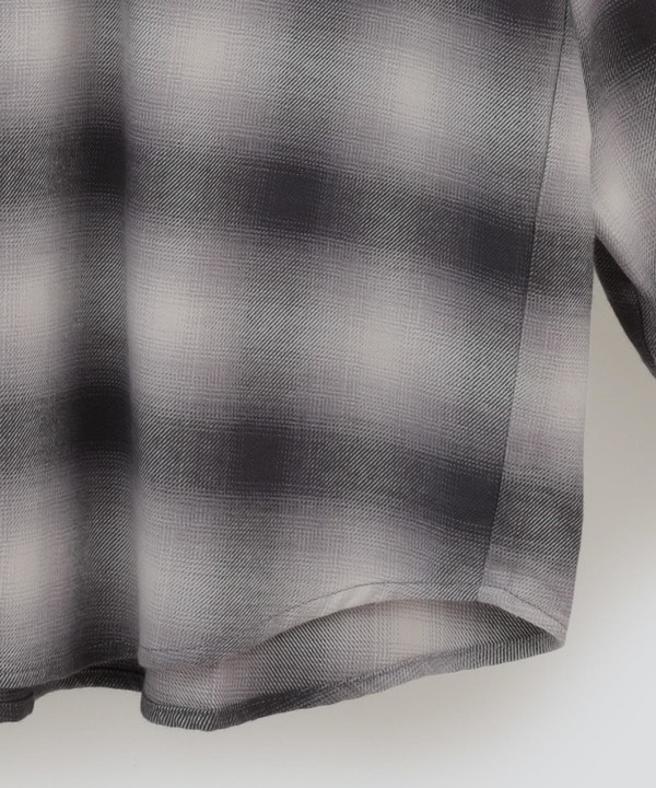 OVERSIZE OMBRE CHECKED SHIRT 詳細画像 16