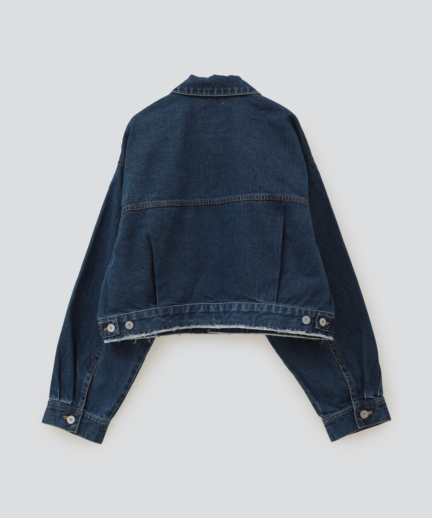 CRASH DENIM SHORT JACKET