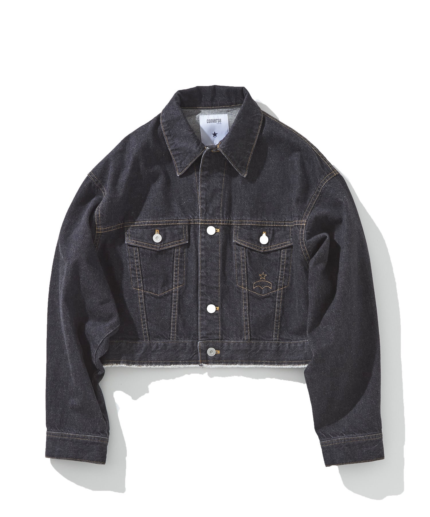 CRASH DENIM SHORT JACKET