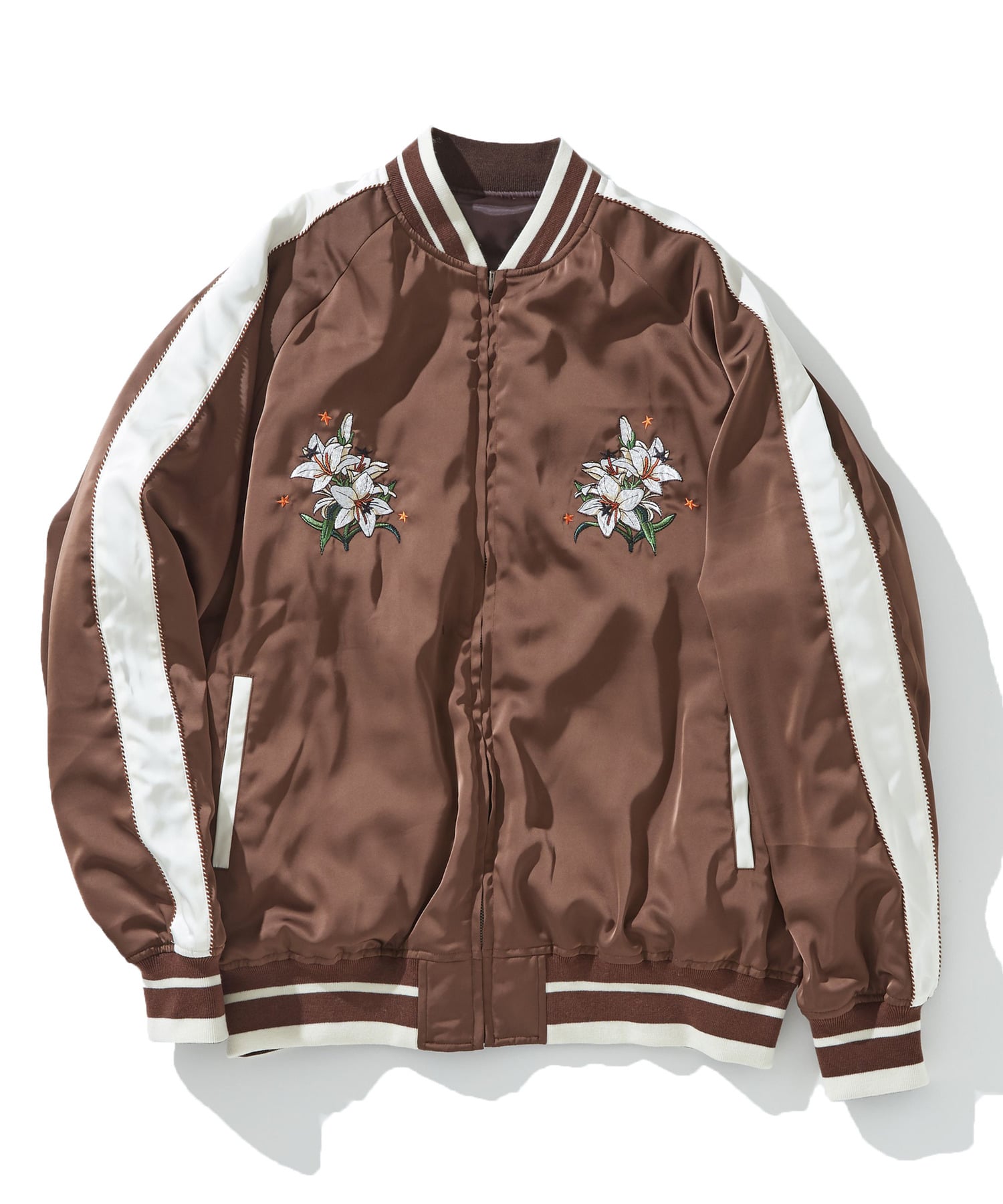 REBRSIBLE LILY FLOWER SOUVENIR JACKET