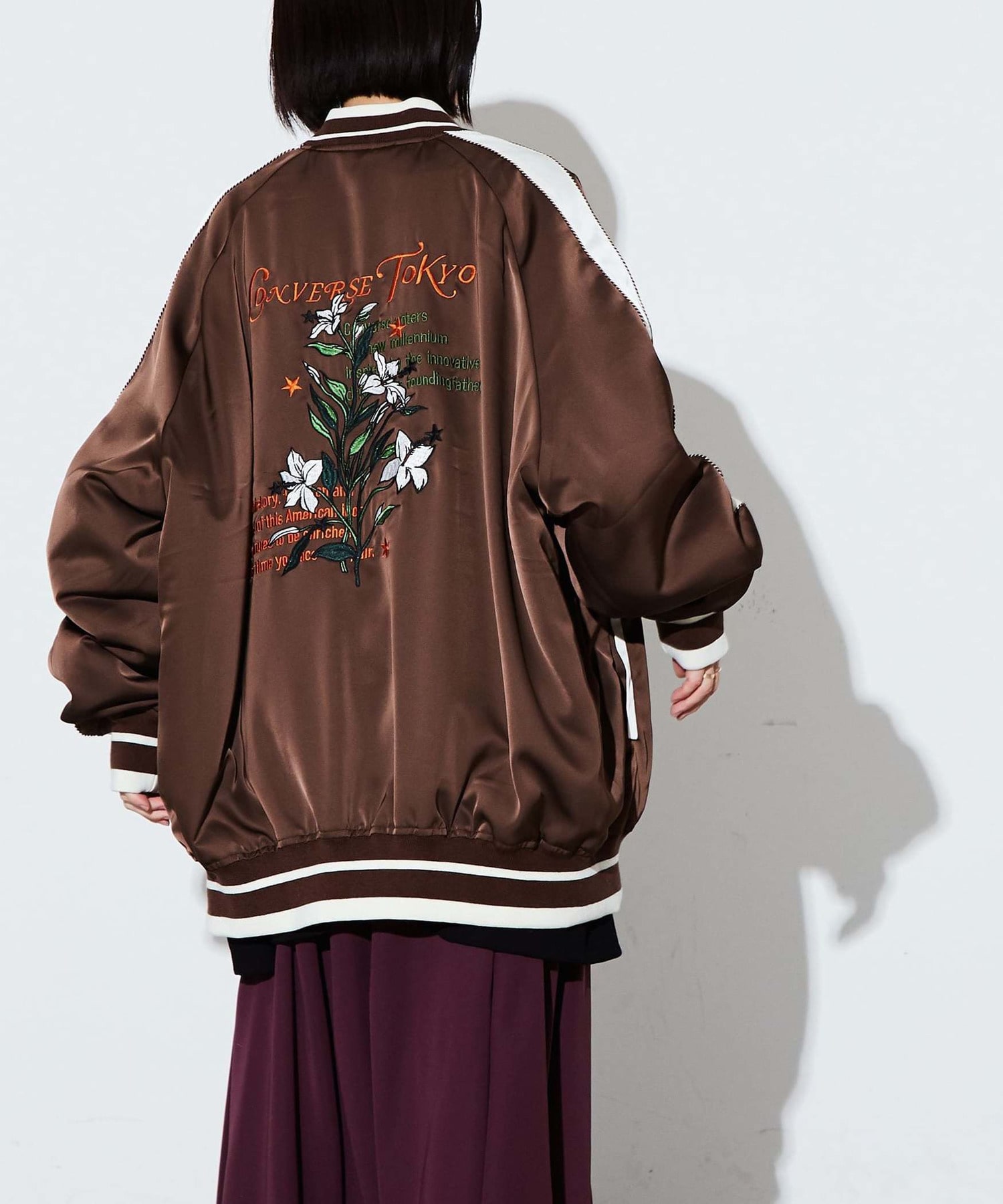 REBRSIBLE LILY FLOWER SOUVENIR JACKET