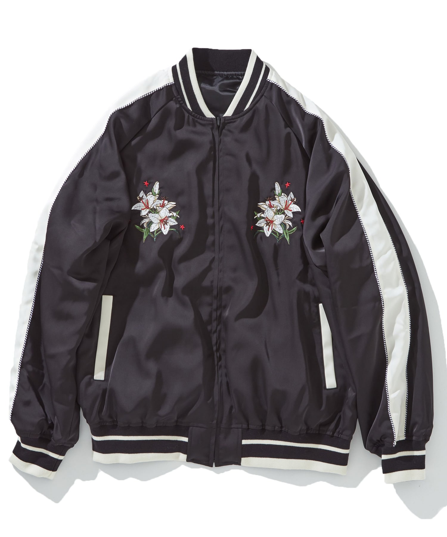 REBRSIBLE LILY FLOWER SOUVENIR JACKET