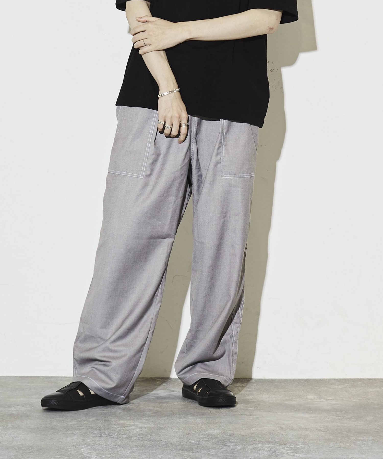 STITCH WORK SLACKS PANTS｜CONVERSE TOKYO (コンバーストウキョウ 