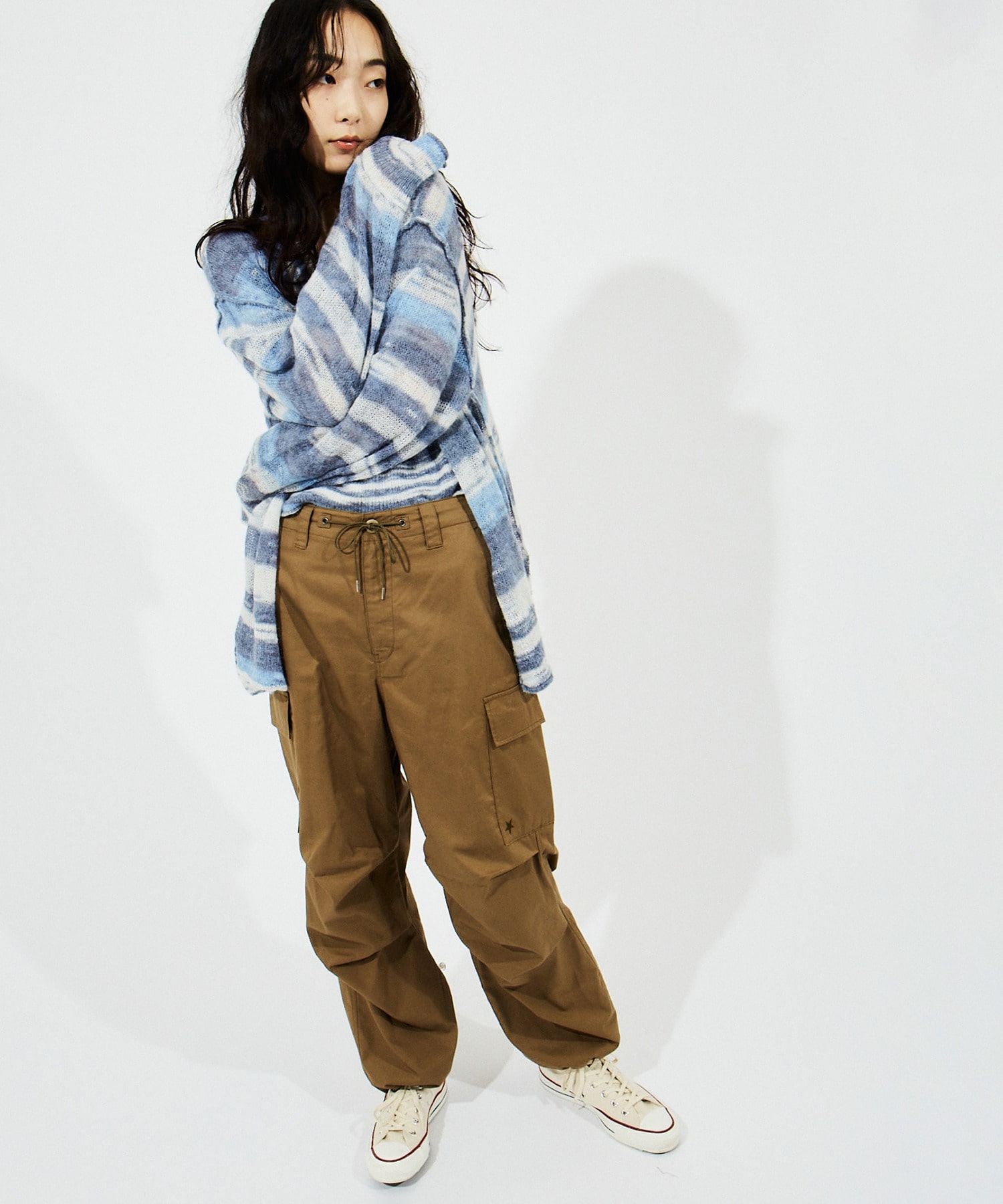 Ameri★CHIFFON MILITARY CARGO PANTS