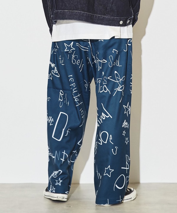 ABSTRACT ALL-OVER PATTERN PANTS 詳細画像 11