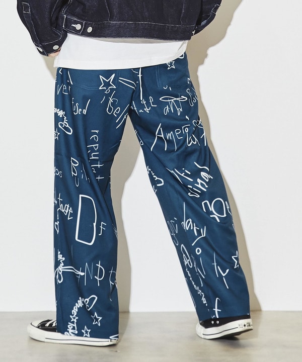 ABSTRACT ALL-OVER PATTERN PANTS 詳細画像 12