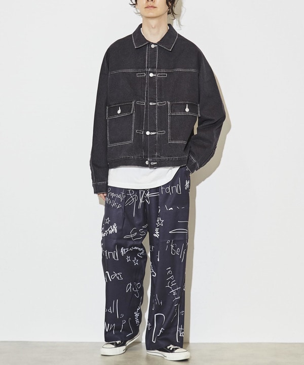 ABSTRACT ALL-OVER PATTERN PANTS 詳細画像 7
