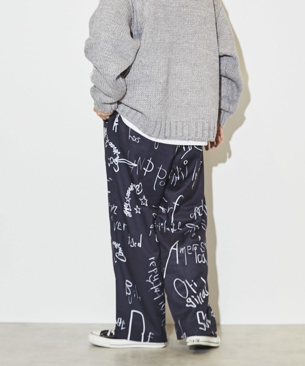 ABSTRACT ALL-OVER PATTERN PANTS 詳細画像 9