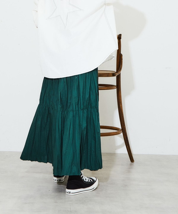 GATHER PLEATS TIERED SKIRT 詳細画像 12