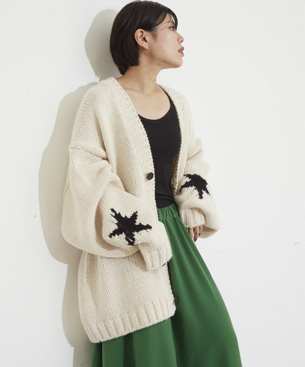 海外限定】 kaoyorinakami トップス Connie cardigan knit トップス 