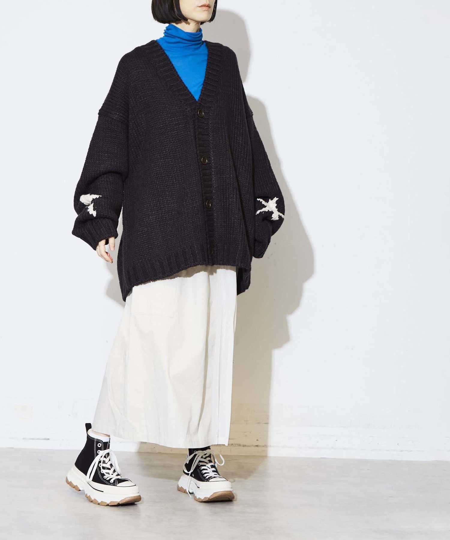 STAR☆ LOWGAGE KNIT CARDIGAN｜CONVERSE TOKYO (コンバーストウキョウ