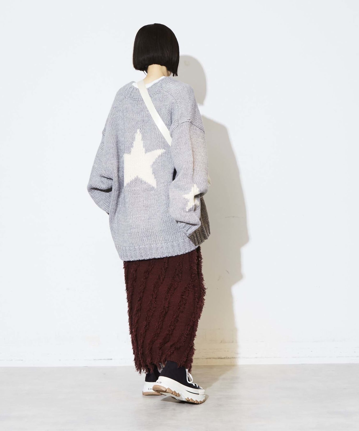 STAR★ LOWGAGE KNIT CARDIGAN