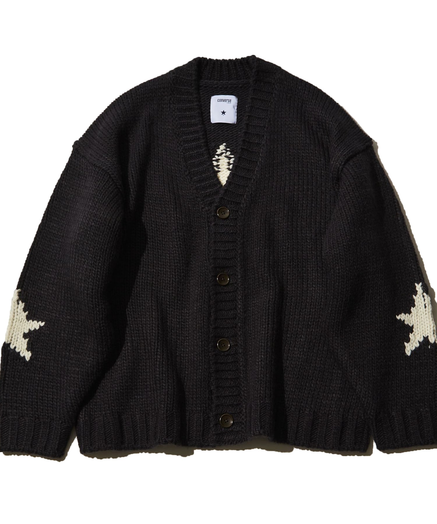 STAR☆ LOWGAGE PULLOVER KNIT CARDIGAN｜CONVERSE TOKYO (コンバース