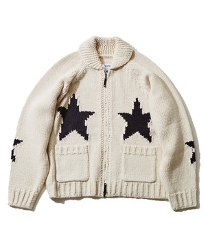 STAR★ LOWGAGE COWICHAN SWEATER
