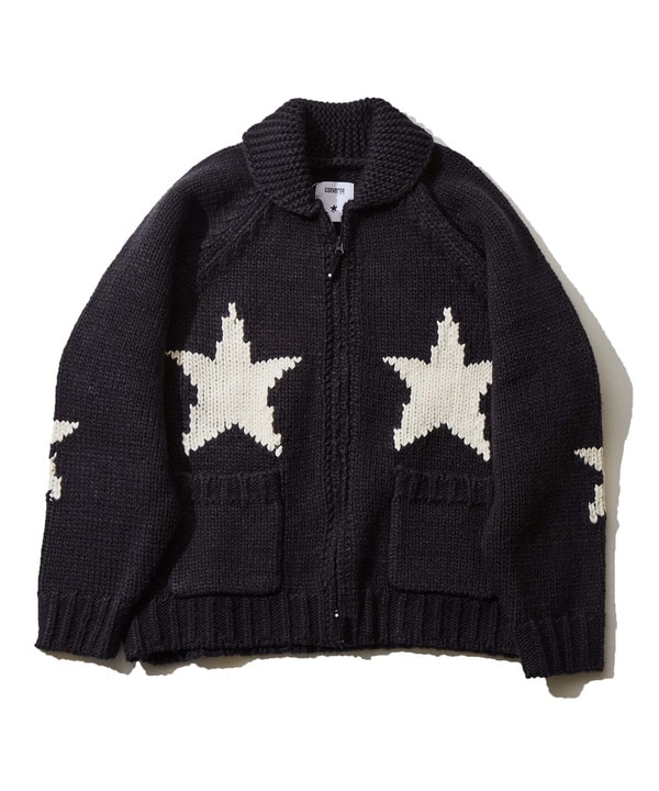 STAR★ LOWGAGE COWICHAN SWEATER 詳細画像 チャコールグレー 1