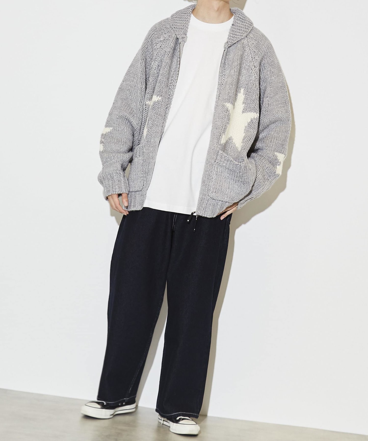 STAR★ LOWGAGE COWICHAN SWEATER