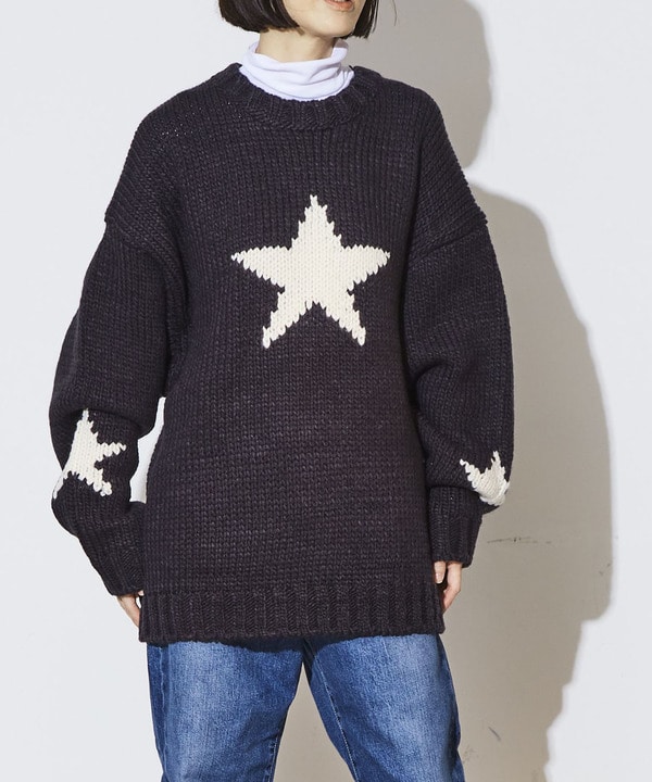 STAR★ LOWGAGE PULLOVER KNIT 詳細画像 3