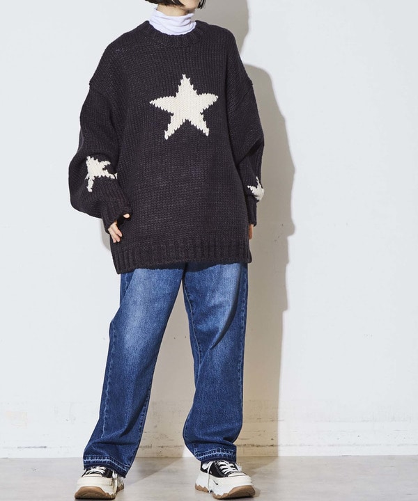 STAR★ LOWGAGE PULLOVER KNIT 詳細画像 5