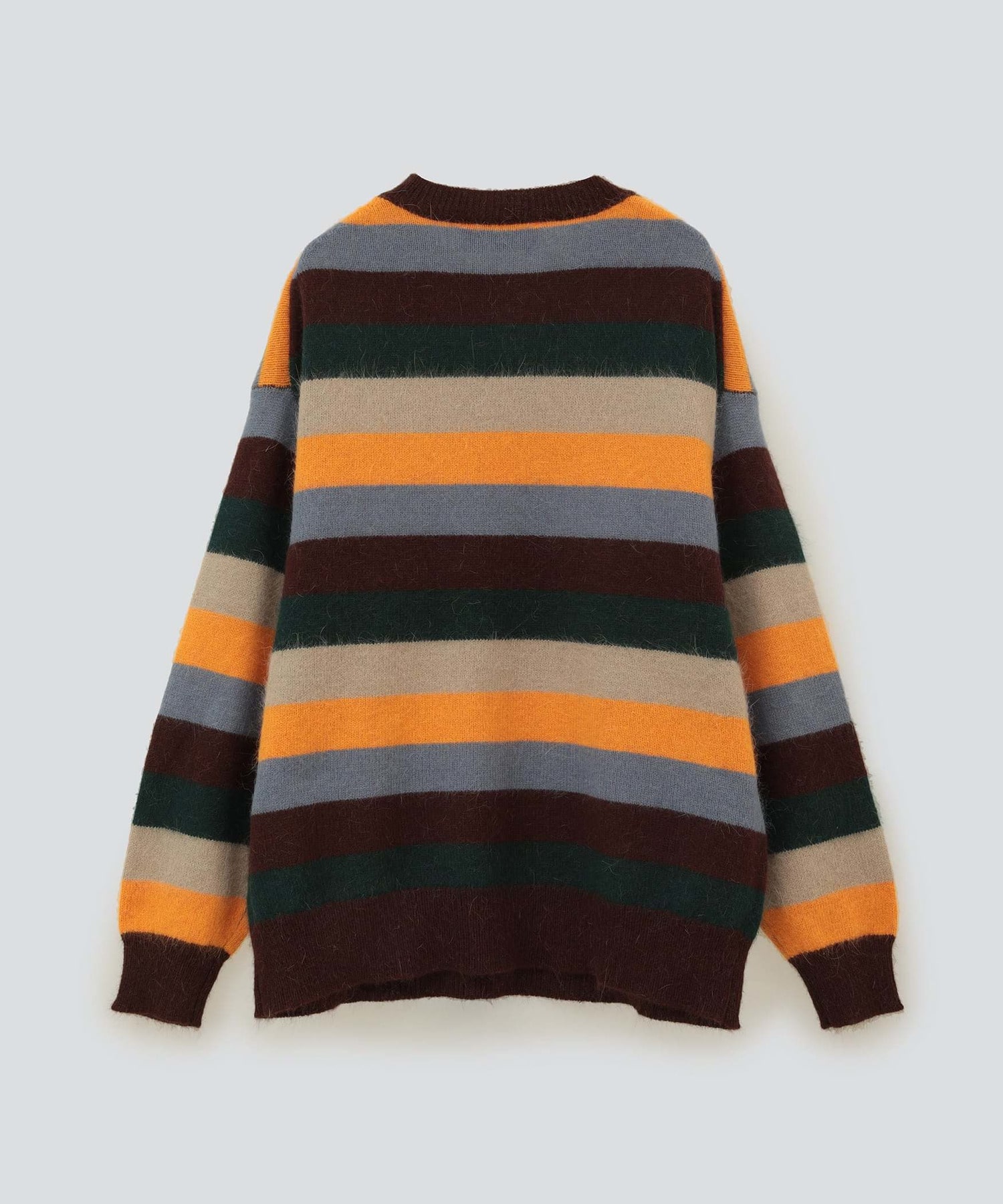 MULTI BORDER ANGORA KNIT