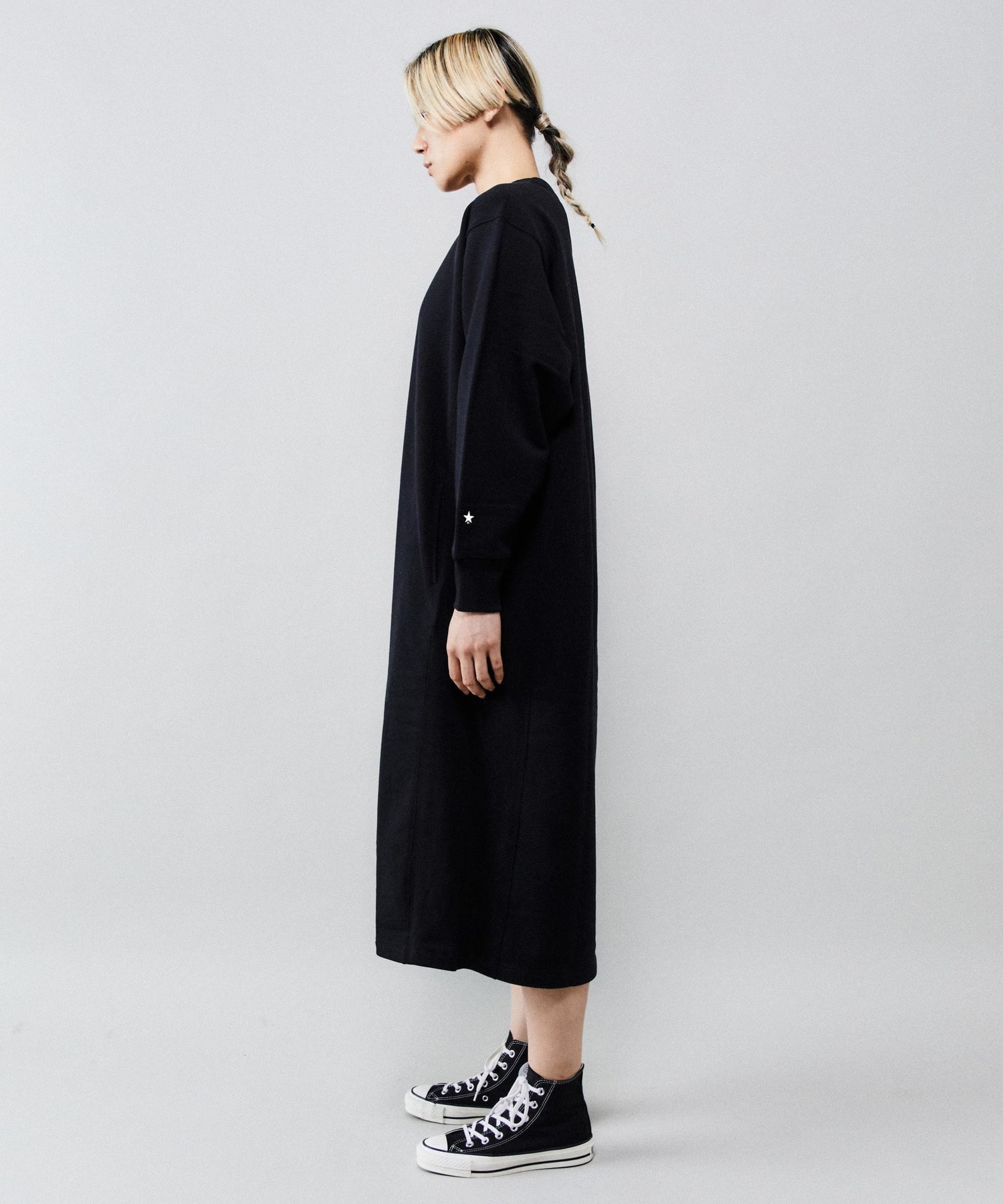 MADE IN JAPAN】ORGANIC COTTON SWEAT DRESS