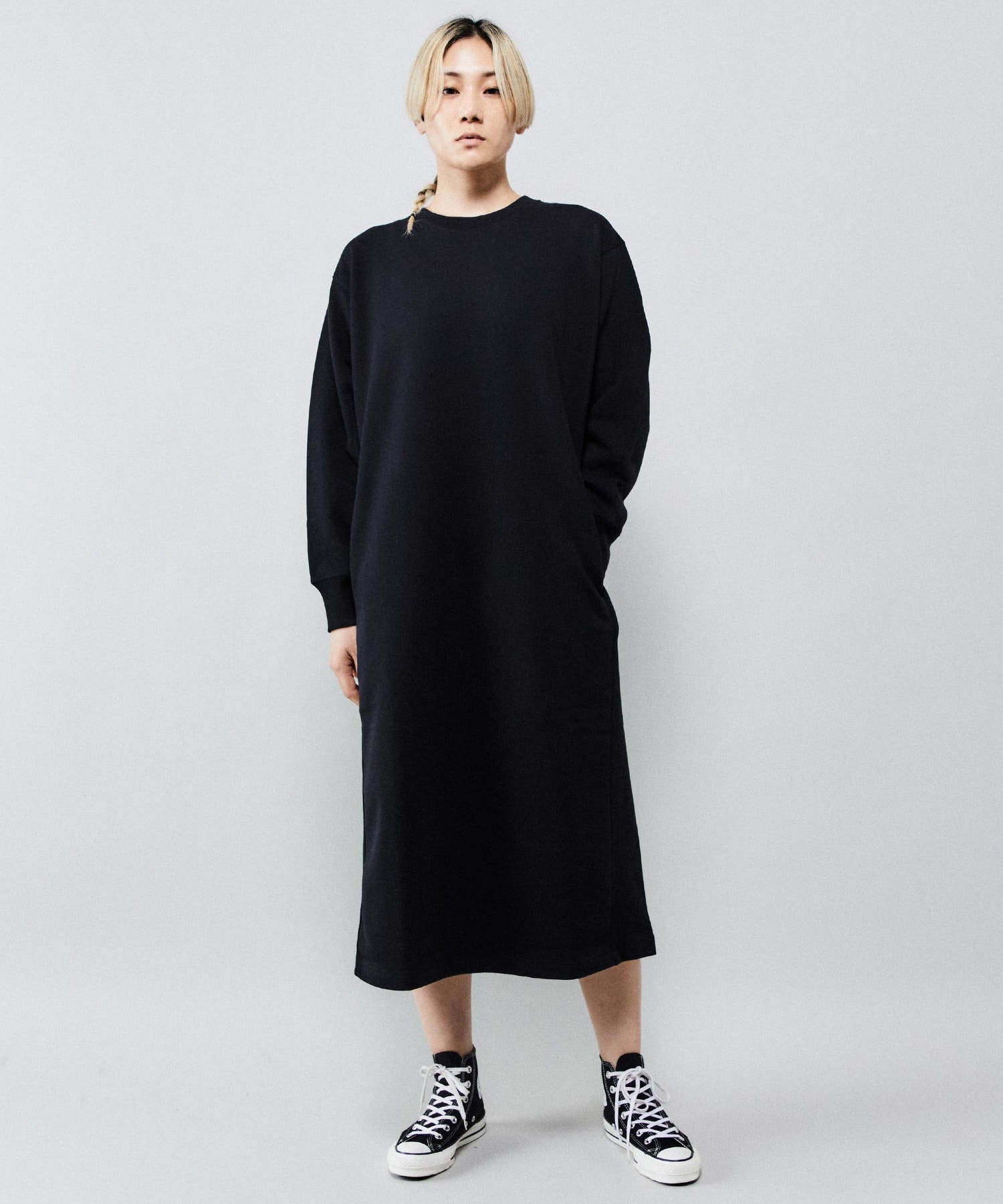 【MADE IN JAPAN】ORGANIC COTTON SWEAT DRESS