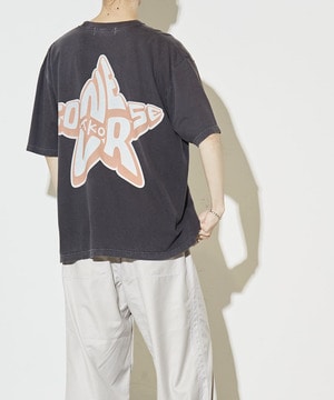 PIGMENT DYE ★BACK LOGO TEE