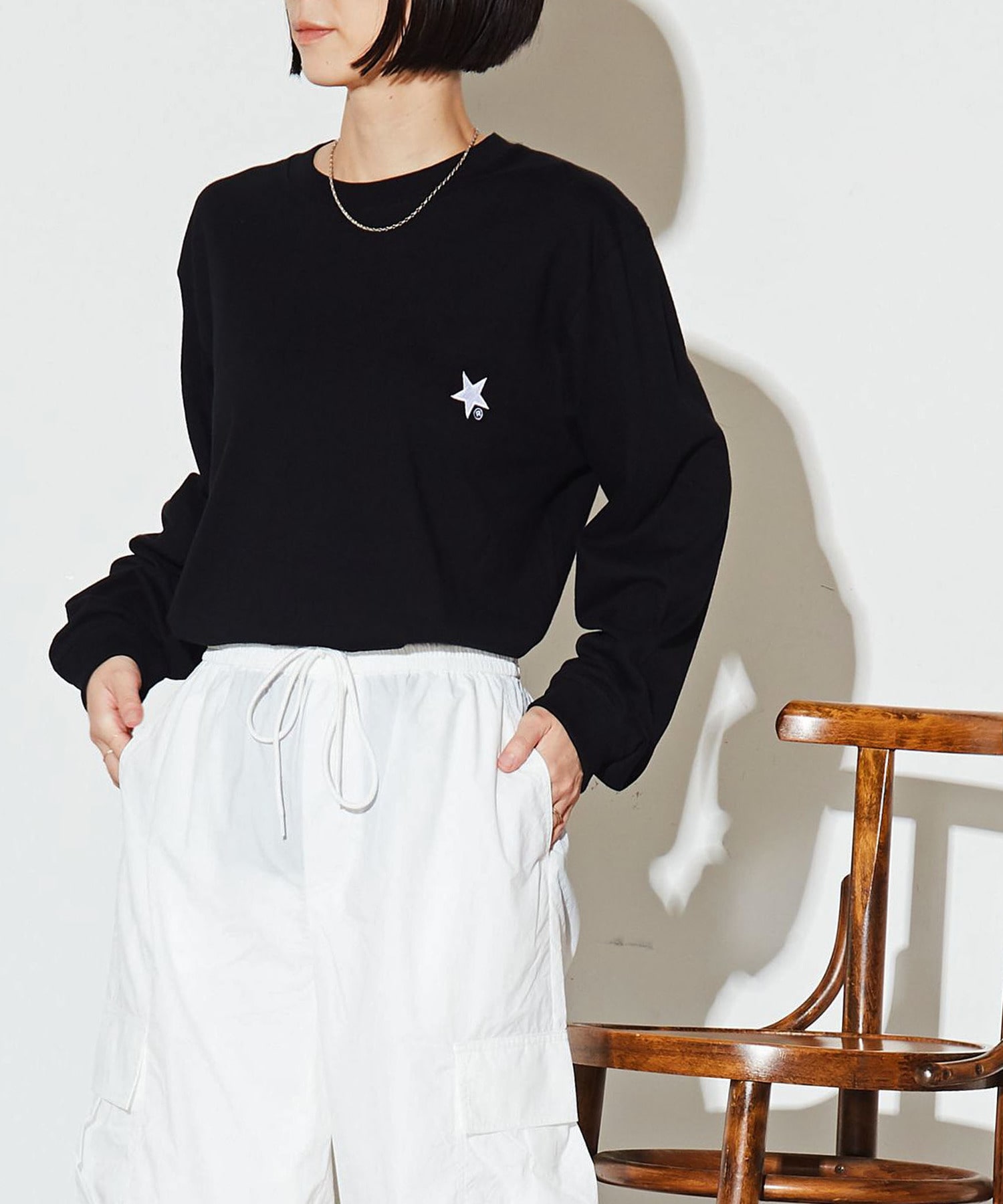 CIRCLE LOGO LONGSLEEVE TEE｜CONVERSE TOKYO (コンバーストウキョウ