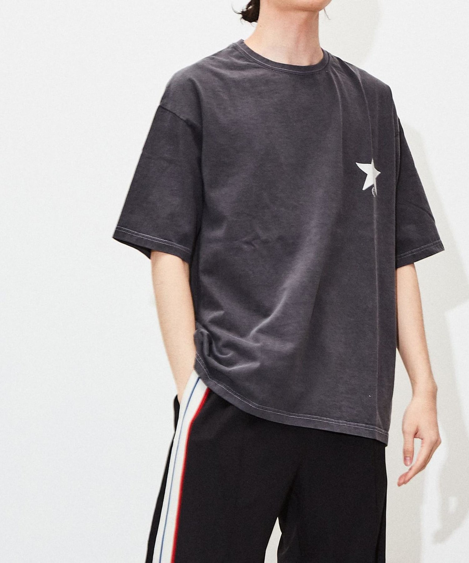 MAKE YOUR MARK】PIGMENT DYE BACK PRINT TEE｜CONVERSE TOKYO 