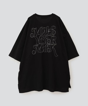 【MAKE YOUR MARK】EMBROIDERY STITCH TEE