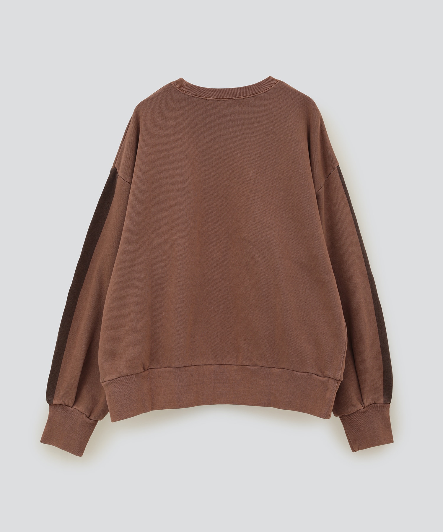 PIGMENT DYE SLEEVE LINE SWEAT