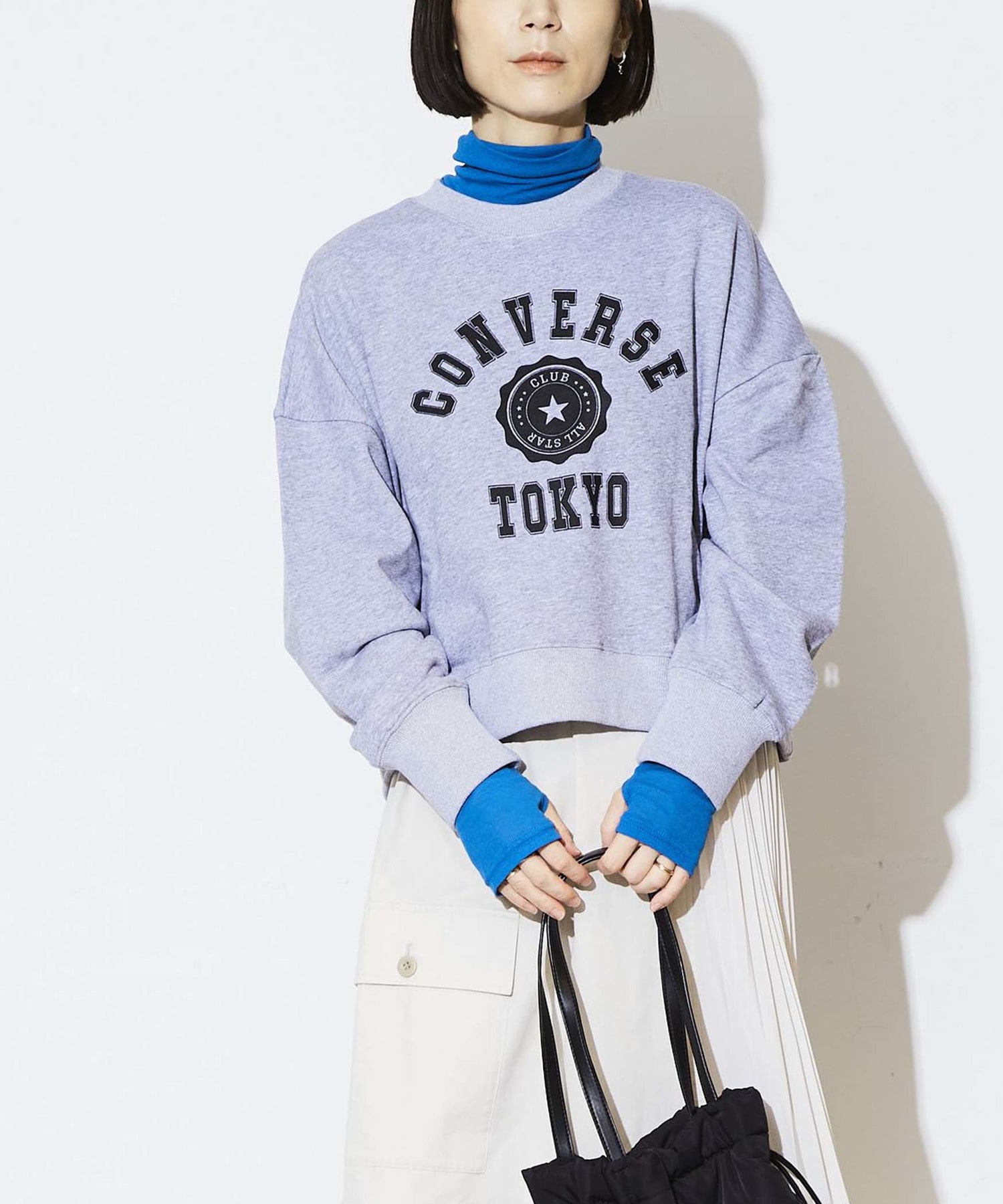 COLLEGE LOGO SHORT SWEAT｜CONVERSE TOKYO (コンバーストウキョウ 